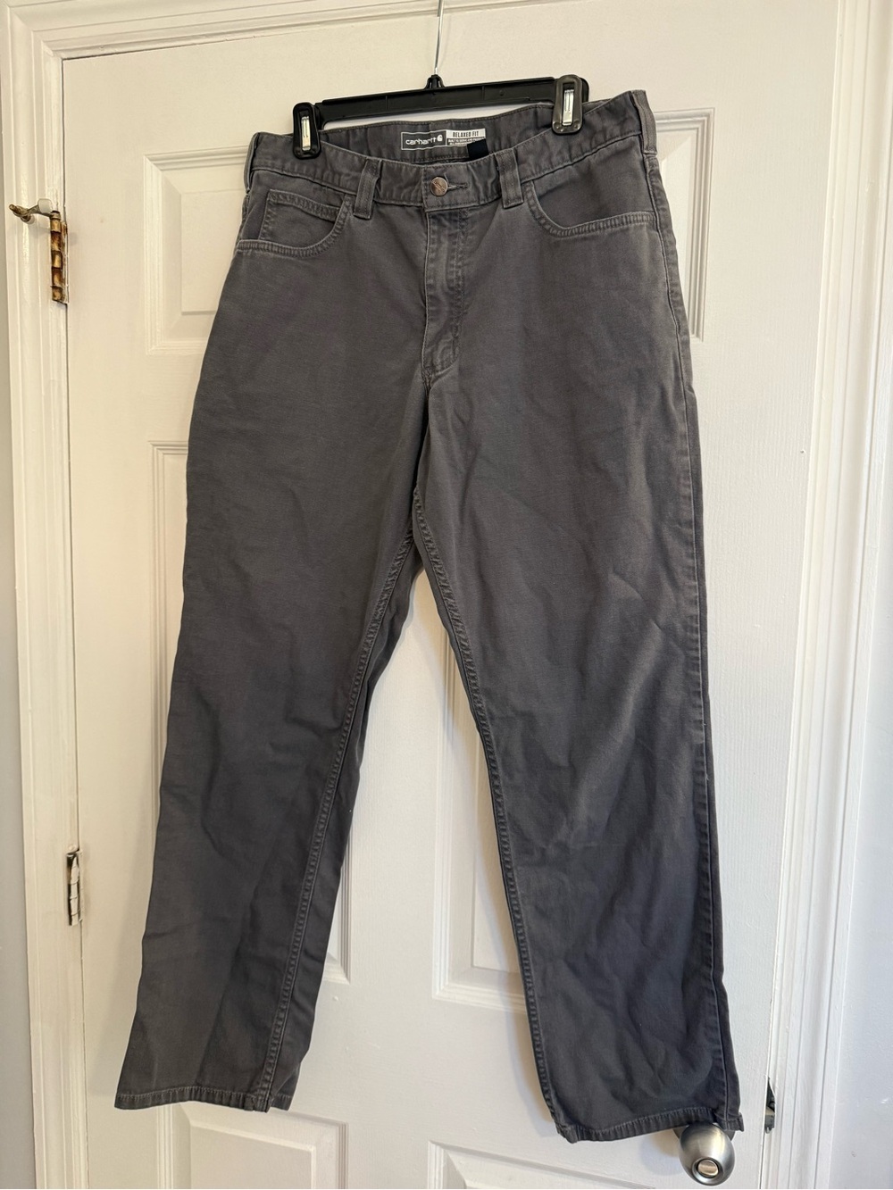Carhartt Men's Straight Leg Jeans in Gray